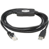 Tripp Lite U009-006-RJ45-X USB to RJ45 Rollover Console Cable (M/M), Black, 6 ft. - 6 ft RJ-45/USB Data Transfer Cable for Switch, - 1 (U009-006-RJ45-X)
