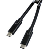 V7 USB-C to USB-C Cable 1m Black - 3.3 ft USB-C Data Transfer Cable for PC, MAC, Mobile Device - First End: USB Type C - Male - Second (V7UCC-1M-BLK-1E)