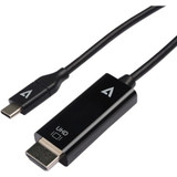 V7 HDMI/USB-C Audio/Video Cable - 3.3 ft HDMI/USB-C A/V Cable for Audio/Video Device, Desktop Computer, Notebook, Mobile Device, - 1 x (V7UCHDMI-1M)