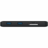 V7 USB-C Mini Dock Dual 4K Display - for Computer - Memory Card Reader - SD, microSD - 100 W - 2 Displays Supported - 4K - 3840 x 2160 (UCMINIDOCKDUAL-PT)