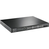 TP-Link JetStream TL-SG3428XMP Ethernet Switch - 24 Ports - Manageable - 3 Layer Supported - Modular - 34.40 W Power Consumption - 384 (TL-SG3428XMP)