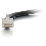 C2G 7ft Cat6 Non-Booted Unshielded (UTP) Ethernet Network Cable - Black - 7 ft Category 6 Network Cable for Network Device, Computer - (Fleet Network)