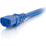 C2G Standard Power Cord - For PDU, Server, Switch - 250 V AC15 A - Blue - 6 ft Cord Length (17552)