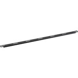 Black Box 19" Horizontal IT Rackmount Cable Manager - 1U, Single-Sided, Black - Horizontal Cable Manager - Black - 1U Rack Height - - (Fleet Network)