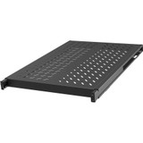 Vertiv&trade; 1U Depth Adjustable Fixed shelf 250Lbs Black (Qty 1) - 1U Rack Height x 19" (482.60 mm) Rack Width x 33.60" (853.44 mm) (Fleet Network)