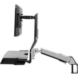 Ergotron StyleView Mounting Arm for Keyboard, Monitor, Bar Code Scanner, Mouse, Wrist Rest - Polished Aluminum - 1 Display(s) - 24" - (45-583-026)