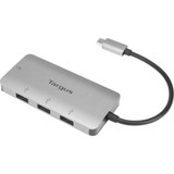 Targus USB-C Multi-Port Hub (3.1 Gen 1 5Gbps 4x USB-A) - 1 x USB 3.1 (Gen 1) Type C Male - 4 x USB 3.1 (Gen 1) Type A Female (ACH226CA)