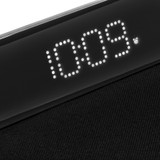 iHome Compact Alarm Clock with Qi Wireless Charging and USB Charging - Digital (iW18BG)