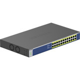 Netgear GS524PP Ethernet Switch - 24 Ports - 2 Layer Supported - 359.50 W Power Consumption - 300 W PoE Budget - Twisted Pair - PoE - (GS524PP-100NAS)