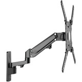 Tripp Lite DWM2355S Wall Mount for Monitor, HDTV, Flat Panel Display - Black - Height Adjustable - 1 Display(s) Supported - 55" Screen (Fleet Network)