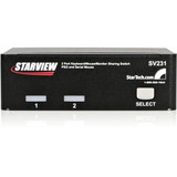 StarTech.com 2 Port Professional PS/2 KVM switch - PS/2 - 2 ports - 1 local user - 1U - Control up to two VGA and PS/2-connected from (Fleet Network)