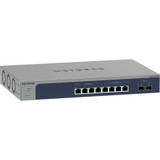 Netgear MS510TXM Ethernet Switch - 8 Ports - Manageable - 3 Layer Supported - Modular - 47 W Power Consumption - Twisted Pair, Optical (MS510TXM-100NAS)