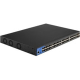 Linksys 48-Port Managed Gigabit PoE+ Switch with 4 10G SFP+ Uplinks - 48 Ports - Manageable - TAA Compliant - 3 Layer Supported - - W (LGS352MPC)