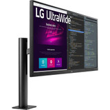LG Ultrawide 34WN780-B 34" UW-QHD LCD Monitor - 21:9 - Textured Black - 34" (863.60 mm) Class - In-plane Switching (IPS) Technology - (Fleet Network)