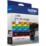 Brother INKvestment LC404BK Original Standard Yield Inkjet Ink Cartridge - Single Pack - Black - 1 Each - 750 Pages (Fleet Network)