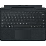 Microsoft Signature Keyboard/Cover Case with Slim Pen 2 for Microsoft Surface Pro 8, Surface Pro X Tablet - Black - Alcantara Exterior (Fleet Network)