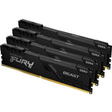 Kingston FURY Beast 32GB (4 x 8GB) DDR4 SDRAM Memory Kit - For Desktop PC - 32 GB (4 x 8GB) - DDR4-3600/PC4-28800 DDR4 SDRAM - 3600 - (KF436C17BBK4/32)