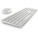 Dell Pro KM5221W Keyboard & Mouse - USB Plunger Wireless 2.40 GHz Keyboard - White - USB Wireless Mouse - Optical - 4000 dpi - White - (KM5221W-WH-CNM)