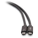 C2G 6ft Thunderbolt 4 Cable - USB C - 40Gbps - M/M - 6 ft Thunderbolt 4 A/V Cable for Smartphone, Notebook, Tablet, Computer, Mobile - (C2G28887)