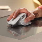 Logitech MX Master 3S Performance Wireless Mouse (Pale Grey) - Darkfield - Wireless - Bluetooth/Radio Frequency - 2.40 GHz - - Pale - (910-006558)