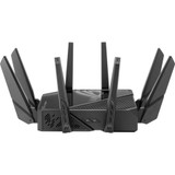 Asus ROG Rapture GT-AXE16000 Wi-Fi 6E IEEE 802.11ax Ethernet Wireless Router - Quad Band - 2.40 GHz ISM Band - 6 GHz UNII Band - 8 x x (Fleet Network)