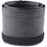 StarTech.com 10ft (3m) Cable Management Sleeve, Braided Mesh Wire Wraps/Floor Cable Covers, Computer Cable Manager/Cord Concealer - - (WKSTNCMFLX)