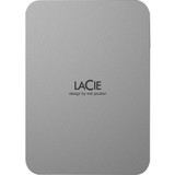 LaCie Mobile Drive Secure STLR4000400 4 TB Portable Hard Drive - External - Space Gray - USB 3.2 (Gen 1) Type C - 2 Year Warranty (STLR4000400)