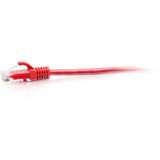 C2G 3ft Cat6a Snagless Unshielded (UTP) Slim Ethernet Patch Cable - Red - 3 ft Category 6a Network Cable for Network Device - First 1 (C2G30161)