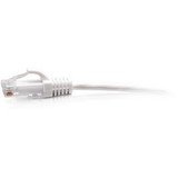 C2G 5ft Cat6a Snagless Unshielded (UTP) Slim Ethernet Patch Cable - White - 5 ft Category 6a Network Cable for Network Device - First (C2G30183)