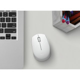 Logitech M170 Mouse - Optical - Wireless - Radio Frequency - 2.40 GHz - Off White - USB - Symmetrical (910-006864)