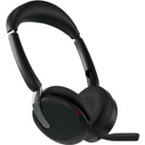 Jabra Evolve2 65 Flex Headset - Stereo - Wireless - Bluetooth - 98.4 ft - 20 Hz - 20 kHz - On-ear - Binaural - Supra-aural - MEMS - (Fleet Network)