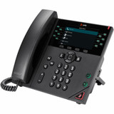 Poly VVX 450 IP Phone - Corded - Corded - Wall Mountable, Desktop - Black - VoIP - 2 x Network (RJ-45) - PoE Ports (Fleet Network)
