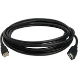 Owl Labs USB Extension Data Transfer Cable - 15 ft USB Data Transfer Cable for Webcam - First End: USB 2.0 - Extension Cable - Black - (Fleet Network)