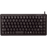 Cherry G84-4100 Ultraslim Keyboard - PS/2, USB - QWERTY - 86 Keys - Black (Fleet Network)