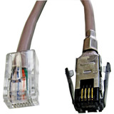 apg CD-007 - 5 ft cable has a 8P8C modular plug (RJ45) for your cash drawer and a 4 pin Molex connector (Fleet Network)