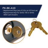 apg PK-8K-A10 Key Set - 2 x Key Set (PK-8K-A10)