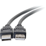 C2G USB 2.0 A Male to A Male Cable - Type A Male USB - Type A Male USB - 2m - Black (28106)