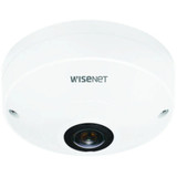 Wisenet QNF-9010 12 Megapixel Indoor Network Camera - Color - Fisheye - H.265, H.264, MJPEG, H.264M, H.264H - 3008 x 3008 - 1.1 mm - - (Fleet Network)