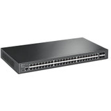 TP-Link JetStream 48-Port Gigabit L2 Managed Switch with 4 SFP Slots - 48 Ports - Manageable - 2 Layer Supported - Modular - 4 SFP - W (TL-SG3452)