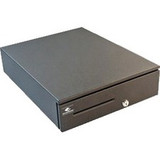 apg Legend Cash Drawer - 4 Bill - 4 Coin - 1 Media Slot - USB, - Steel - Black - 4.20" (106.68 mm) Height x 13.30" (337.82 mm) Width x (Fleet Network)