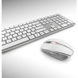 CHERRY DW 9100 SLIM Rechargeable Wireless Desktop - USB Scissors Wireless Bluetooth 4.0 2.40 GHz Keyboard - 104 Key - English (US) - - (JD-9100US-1)