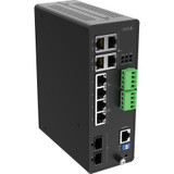 AXIS D8208-R Industrial PoE++ Switch - 8 Ports - Manageable - Gigabit Ethernet, 10 Gigabit Ethernet - 1000Base-T, 10GBase-X - 2 Layer (02621-001)