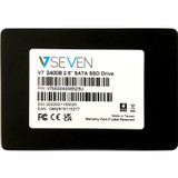 V7 V7SSD240GBS25U 240 GB Solid State Drive - 2.5" Internal - SATA (SATA/600) - TAA Compliant - Notebook Device Supported - 3 Year - (V7SSD240GBS25U)