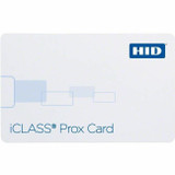 HID iCLASS Smart Card - Printable - 1" (25.40 mm) - 100 - Glossy White (Fleet Network)
