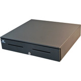 apg Legend Cash Drawer - USD 5 Bill - 5 Coin - 2 Media SlotPowered USB, - Black - 4.42" (112.27 mm) Height x 18" (457.20 mm) Width x (JB320-BL1816)