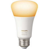 Philips Hue White A19 Single Bulb - 9.50 W - 120 V AC, 230 V AC - 840 lm - A19 Size - Warm White Light Color - E27 Base - 25000 Hour - (Fleet Network)