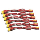 APC by Schneider Electric Standard Power Cord - For PDU - 120 V AC - Red - 4 ft Cord Length - North America - 6 (AP8704S-NAX340)
