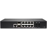 SonicWall TZ670 Network Security/Firewall Appliance - 8 Port - 10/100/1000Base-T, 10GBase-X - 10 Gigabit Ethernet - DES, 3DES, MD5, - (02-SSC-5675)