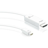j5 create JDC159 4K HDMI Mini DisplayPort Cable - 5.9 ft HDMI/Mini DisplayPort A/V Cable for Audio/Video Device, MAC, PC, HDTV, - End: (JDC159)