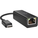 HP USB-C to RJ45 Adapter G2 (4Z527AA) - USB Type C - 128 MB/s Data Transfer Rate - 1 Port(s) - 1 - Twisted Pair - 1000Base-T - (4Z527AA)
